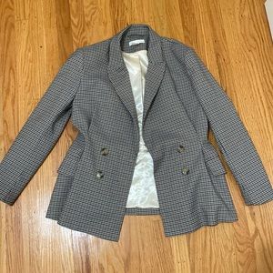 H&M Plaid Blazer